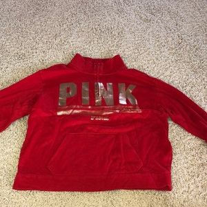 Red hoodie from Pink